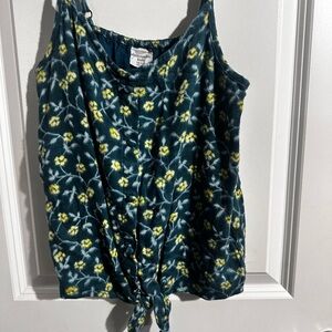 Abercrombie Kids Floral Tie-Front Tank Top – Size 13/14